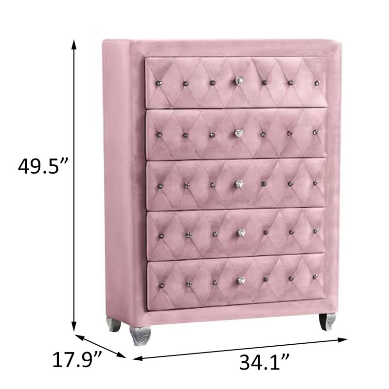 Commode, rose