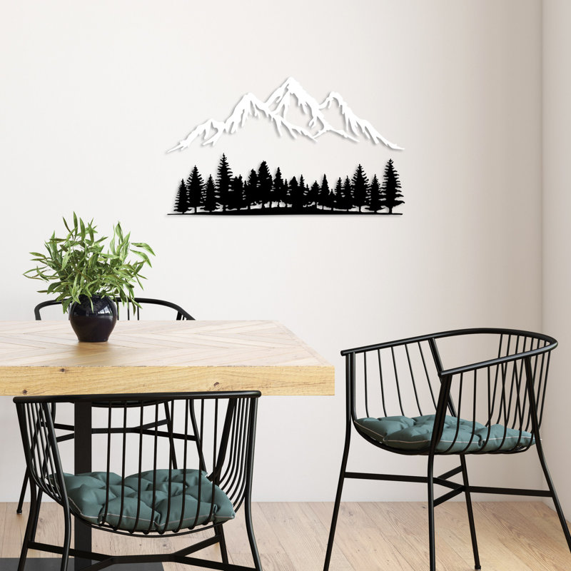 Decorative Metal Wall Accessory, White