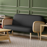 Housse pour canapé-lit réversible en tissu de polyester réversible avec fermeture à glissière 3 côtés