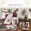 Christmas Tree Ribbons Square Platter
