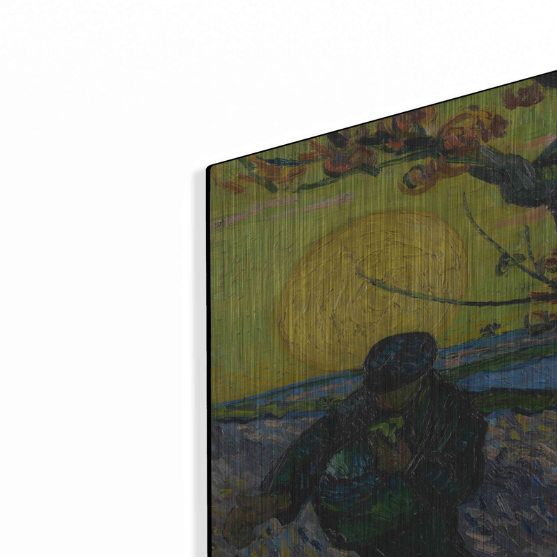 «The Sower» par Vincent Van Gogh, art mural en métal, H 16 po x l 24 po