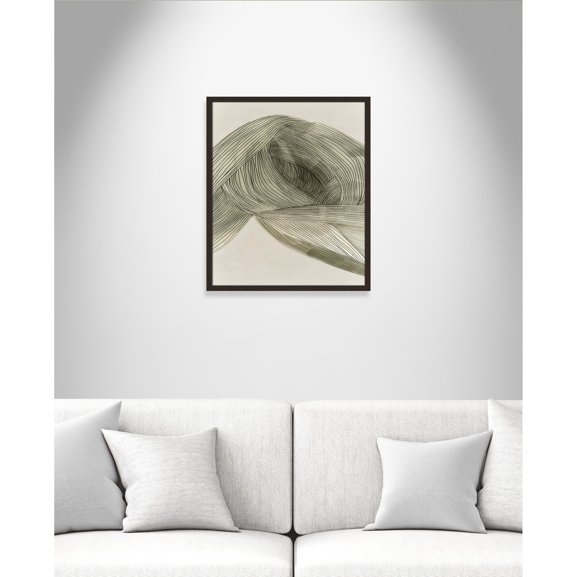 Dreaming In Pastel I, Walnut, 25.5" H x 21.5" W x 0.75" D
