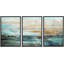 Bleu et orange, champ de couleur grunge, formes abstraites, art moderne et contemporain, 3 pièces-94434474-94434478