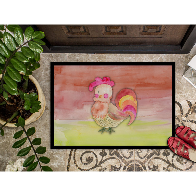 Billie Non-Slip Outdoor Doormat, 0.2" H x 36" W x 24" D