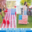 GoPong 8-Feet Beer Pong/Tailgate Table - American Flag