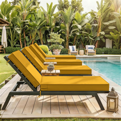 Coussin de chaise longue d'extérieur