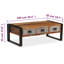 Eddie Frame Coffee Table with Storage