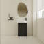 Meuble-lavabo autoportant avec lavabo, portes à fermeture douce