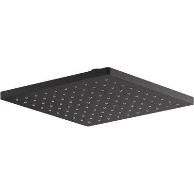 Honesty 10" Single-Function Wall or Ceiling-Mount Square Rainhead, Square Rain Showerhead 1.75 GPM