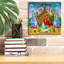  Art mural en toile, «Magical Community Garden» par Koday, 12 po x 12 po-1178366772