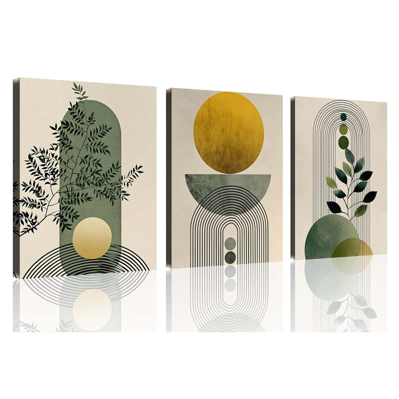 3 Piece Wrapped Canvas Wall Art