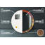 Huldar Glass Flat Wall Mirror