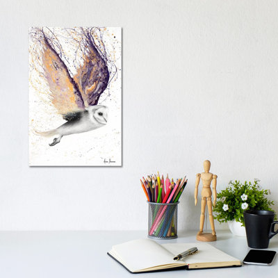 Opal Winged Owl by Ashvin Harrison - Print on Canvas