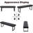 Faux Leather Upholstered Bench-1168480824