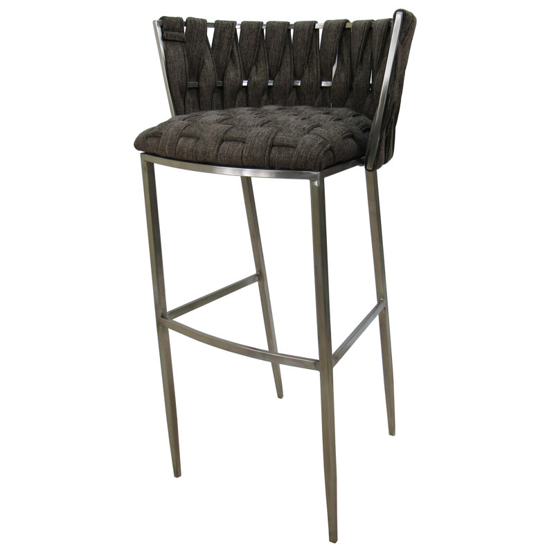 Tabouret de bar 26 po Longino Barcelona, Brun Sanora