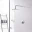 Robinet de douche mural en laiton brillant avec valve - fait en laiton pour une expérience agréable de baignade et de douche