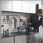 Armoire de garage murale en métal gris Nova Series