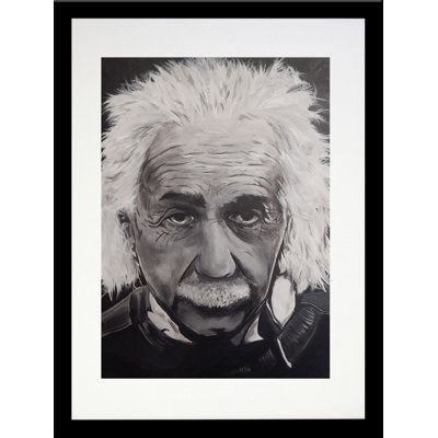 Albert Einstein par Ed Capeau - reproduction de cadre photo