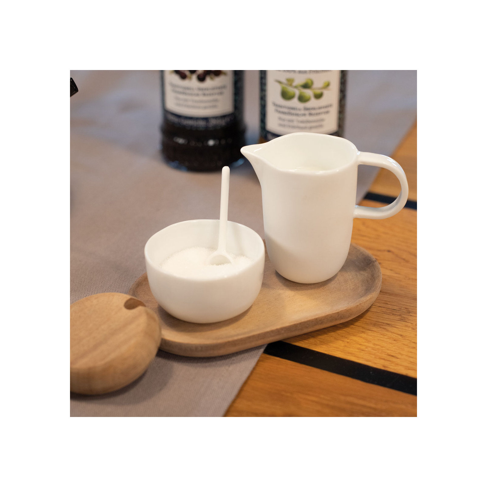 Bonjour Cream & Sugar Service With Tray