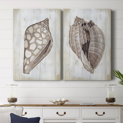 Ocean Cone I-Premium Gallery Wrapped Canvas -Ready to Hang