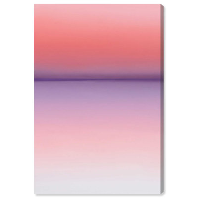 Peach Coastline II Print by Oliver Gal