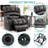 Anastasie Upholstered Heated Massage Chair-477425360
