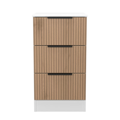 37cm W Manufactured Wood Bedside Table