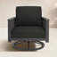 Chaise berçante d'extérieur avec coussin Sunbrella Townsend-2024388984