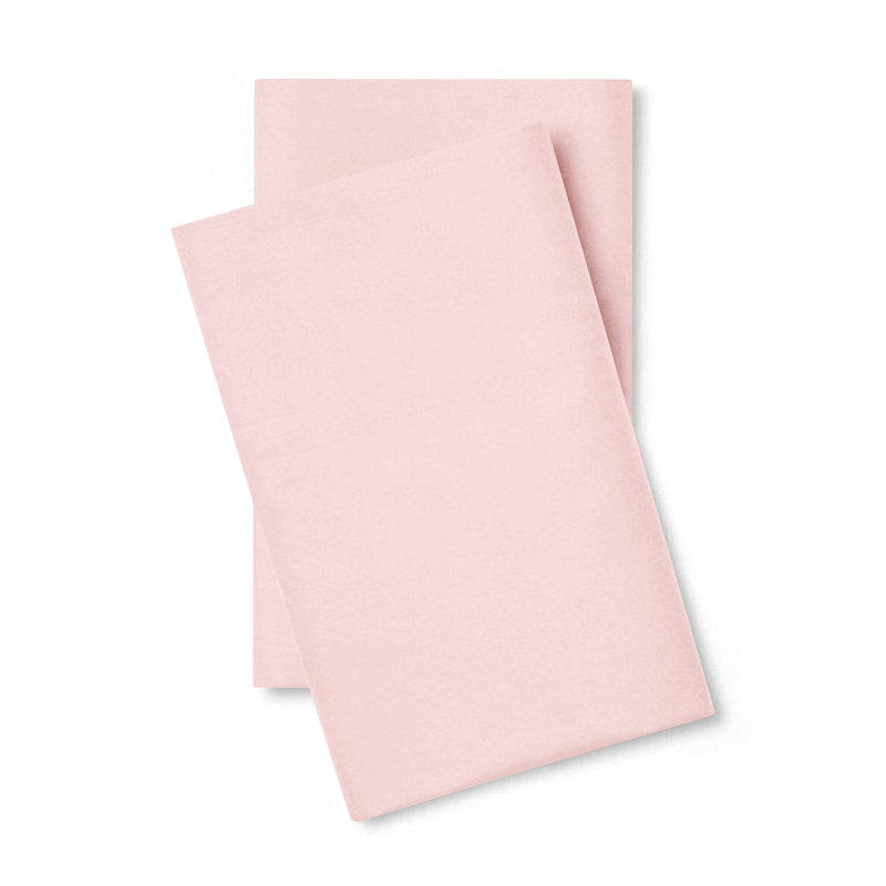 Paire de taies d'oreiller TENCEL Luxe Soft & Smooth Luxe, Standard / simple, Rose clair