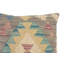 Oreiller rustique en kilim tissé à la main Caballer - 17 po x 18 po Rustic-283029740-283029741