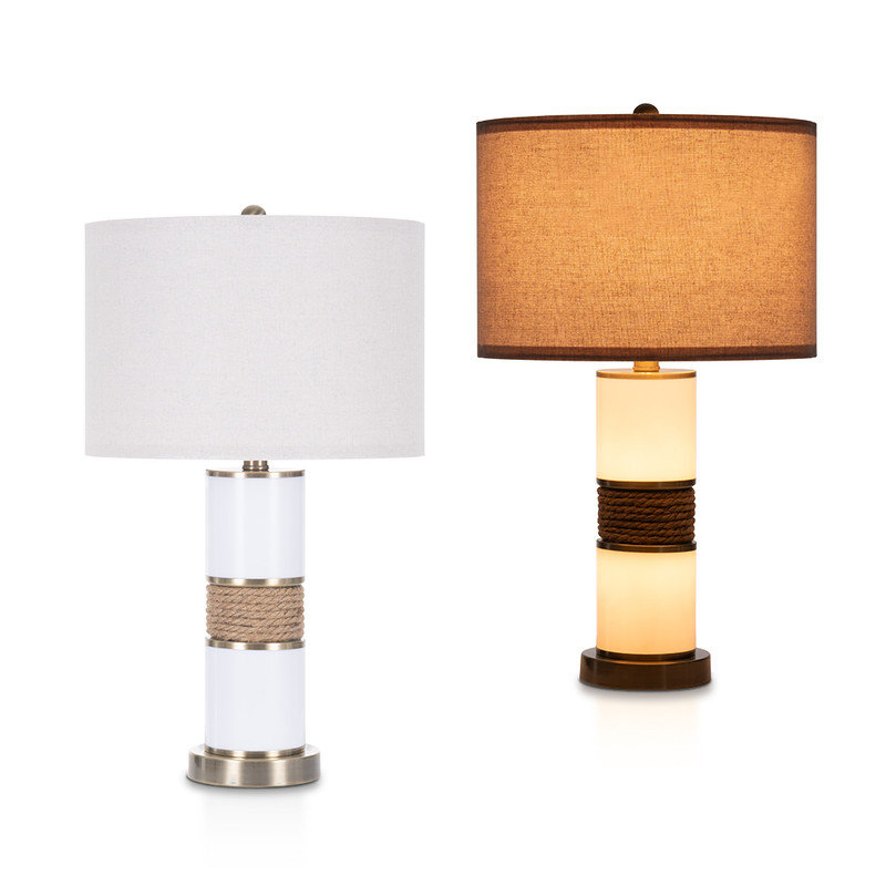 Table Lamp Set of 2 for Bedroom, Bedside Table Lamps with 3 Lighting Modes for Nightstand