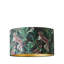 Alyssa 20cm H Linen Blend Drum Lamp Shade ( Slip-On ) in Green