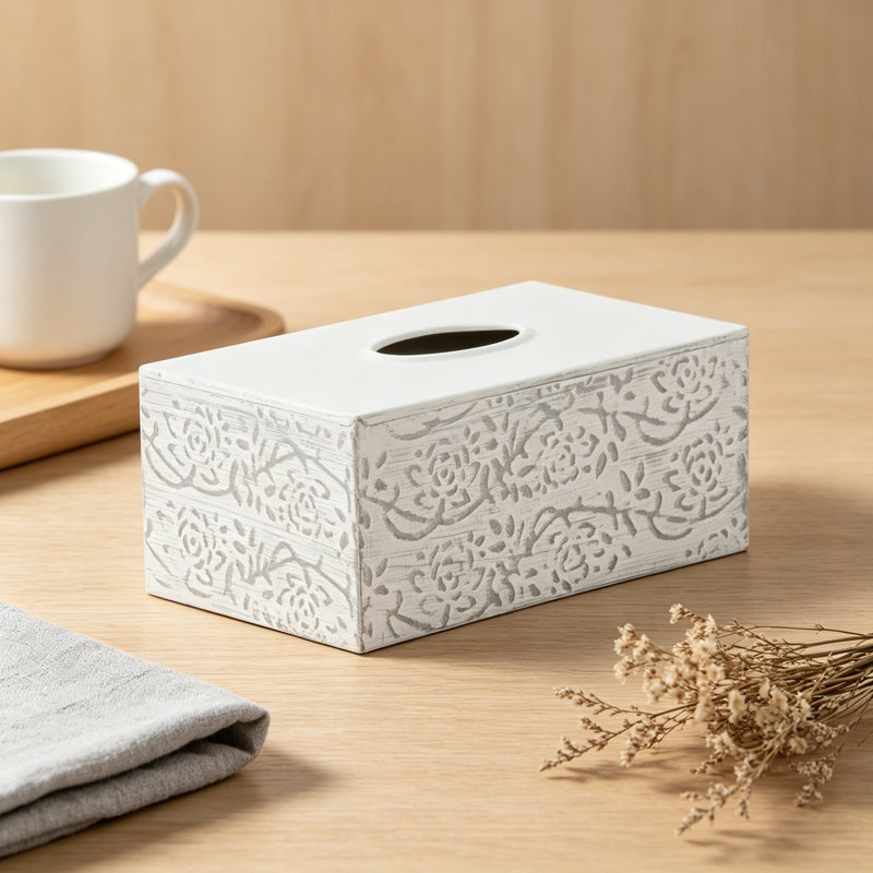 Porte-boîte à mouchoirs Modern Farmhouse