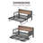 Twin Daybed with Pop Up Trundle,  Built-in Charging and Storage, Strong Metal Support-659971131