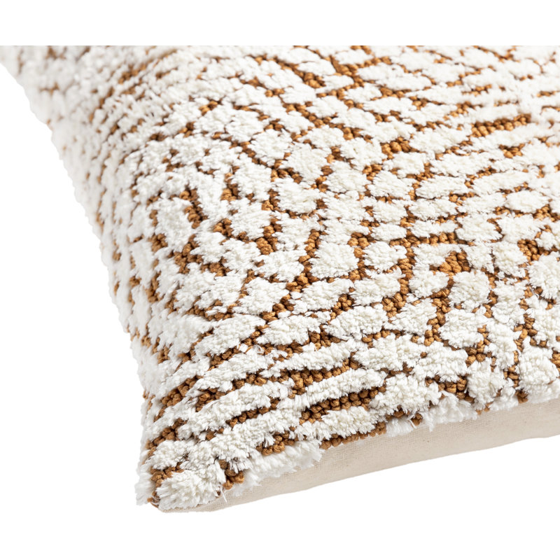 Sabana Square 100% Cotton Pillow Cover & Insert, Poly Fill, 18" x 18"