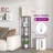 Nevaen 63'' Column Dimmable LED Floor Lamp with Remote&Shelves-787320725