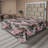 Ambesonne Flowers Flat Sheet Soft Spring Garden Roses Dried Rose and Grey-109171412