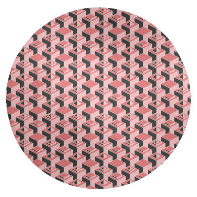 Chenille Geometric Indoor Rug