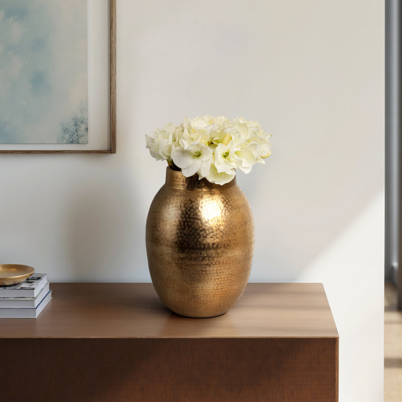 Noatak Handmade Metal Table Vase