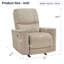 Chaise berçante inclinable 35 po Dille-1016006058