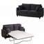 Canapé-lit en chenille rembourré avec canapé-lit et matelas-1491755362