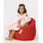 Original Garden Bean Bag Chair, Red, 23.6 x 23.6 x 9.8 inches | 100% Waterproof Polyester Fabric, Filled with 100% Bead Styrofoam | Hidden Zipper System, Perfect for Modern Outdoor Entertainment & Relaxation-79059111