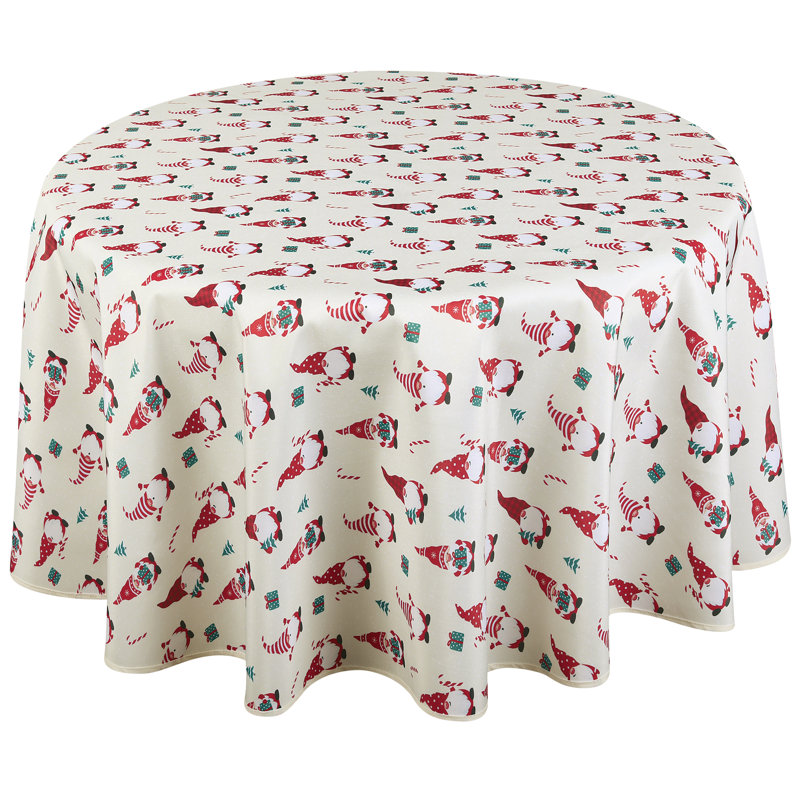 Nappe Holiday, Crème, crème, 70'' Round