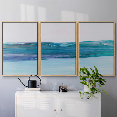 «Easy Does It», reproduction sur toile 3 pièces