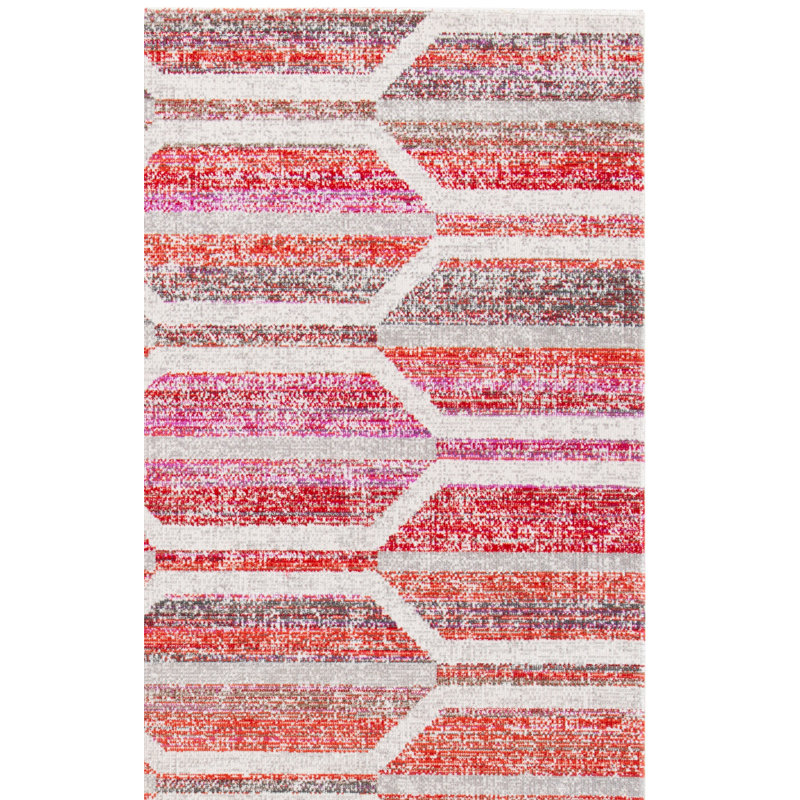 Tapis d'intérieur / extérieur à motif géométrique Neven 400 Performance, Rectangle 4 pi x 6 pi