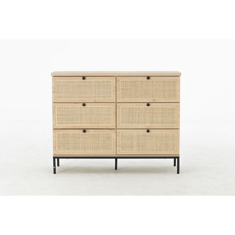 Commode 6 tiroirs pour chambre à coucher
