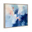 Oliver Gal Boundless Blues II Abstract - Heavy Gel Top Coat Framed Canvas Art-1019519509-1019519498