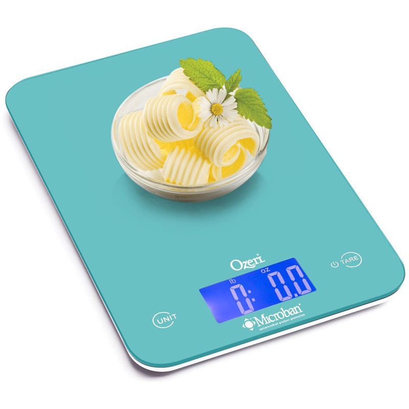 Ozeri Digital Scale, Teal Blue