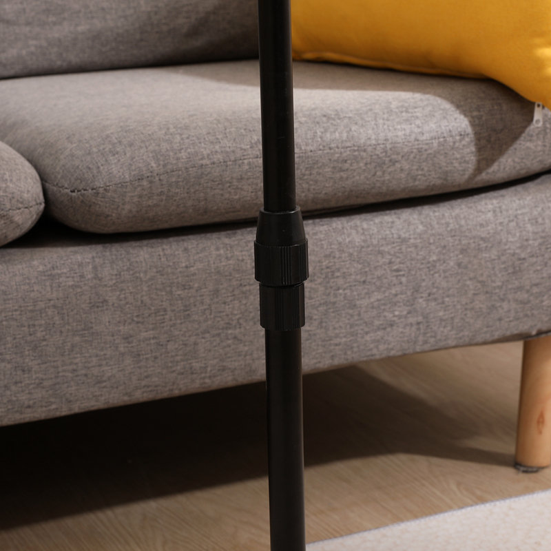 Ceilia C-shaped Oval End Tables with Slots