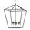 Vegas 6 - Light Lantern Geometric Chandelier